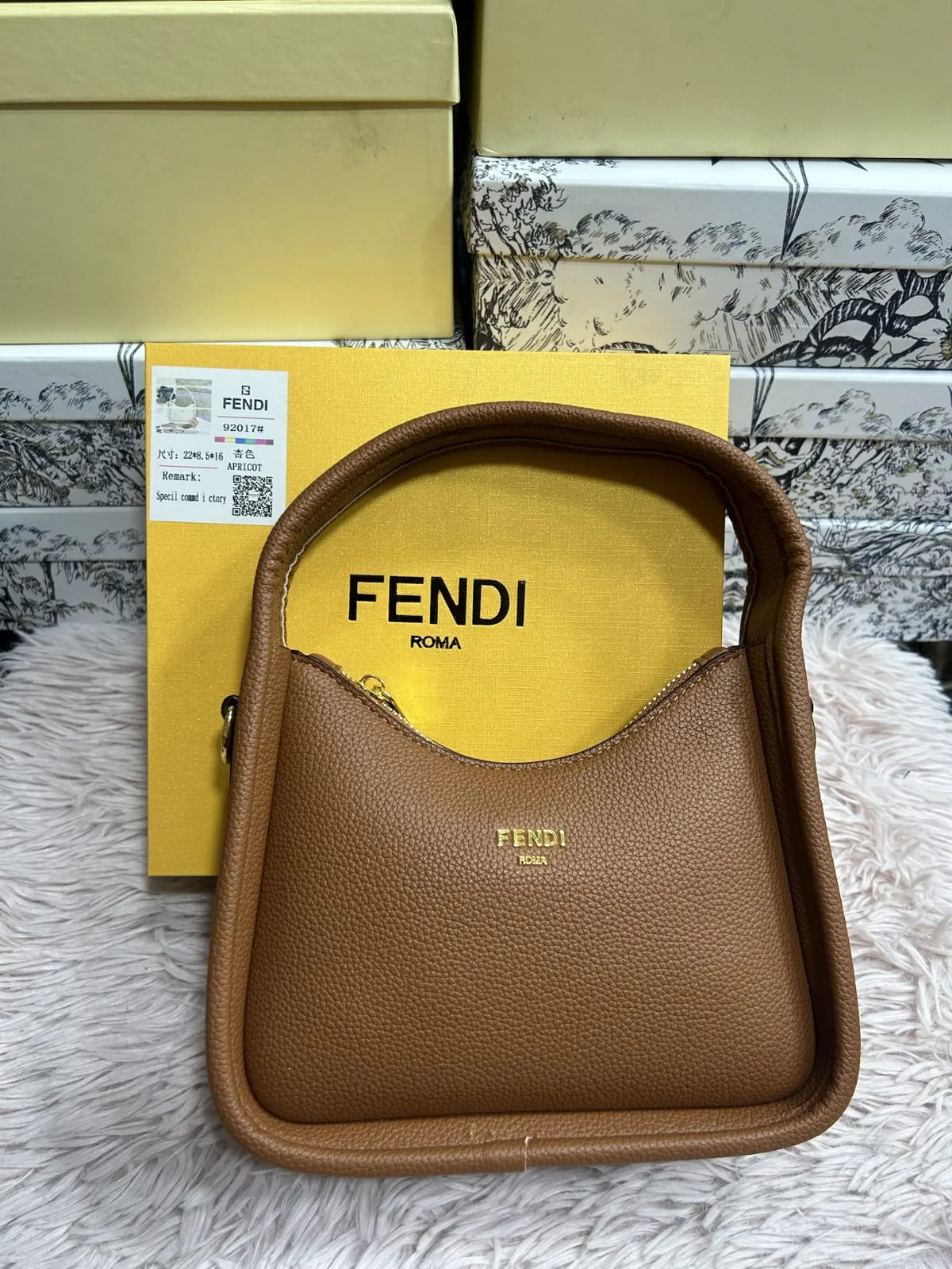 Fendi Roma Mini Hobo Bag