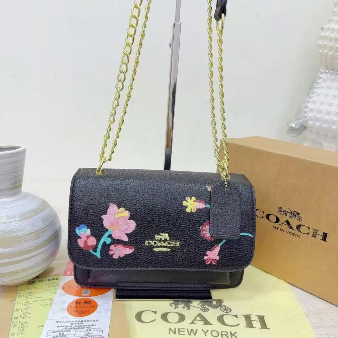 Floral Chain Shoulder Bag ⭐