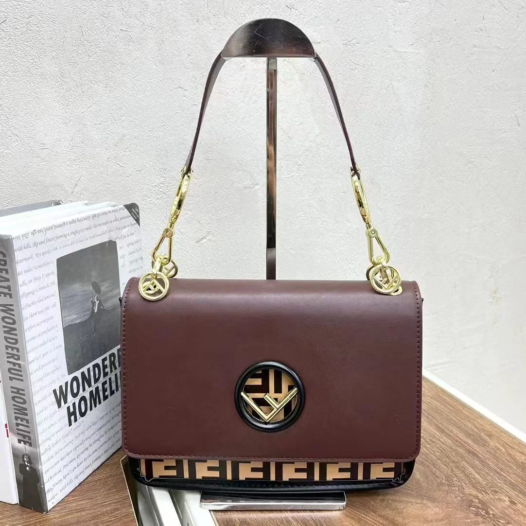 Fendi FF Pattern Shoulder Bag