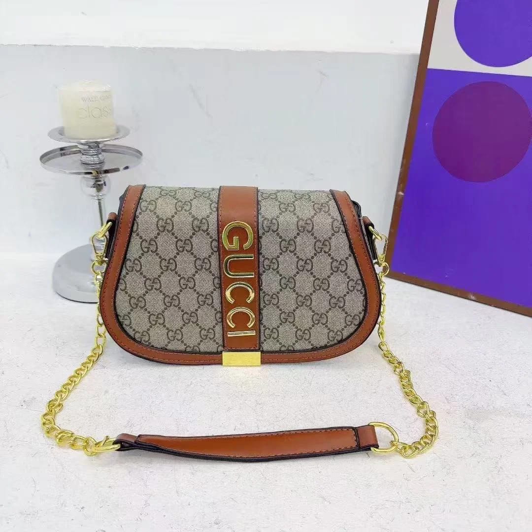 Monogram Saddle Crossbody Bag