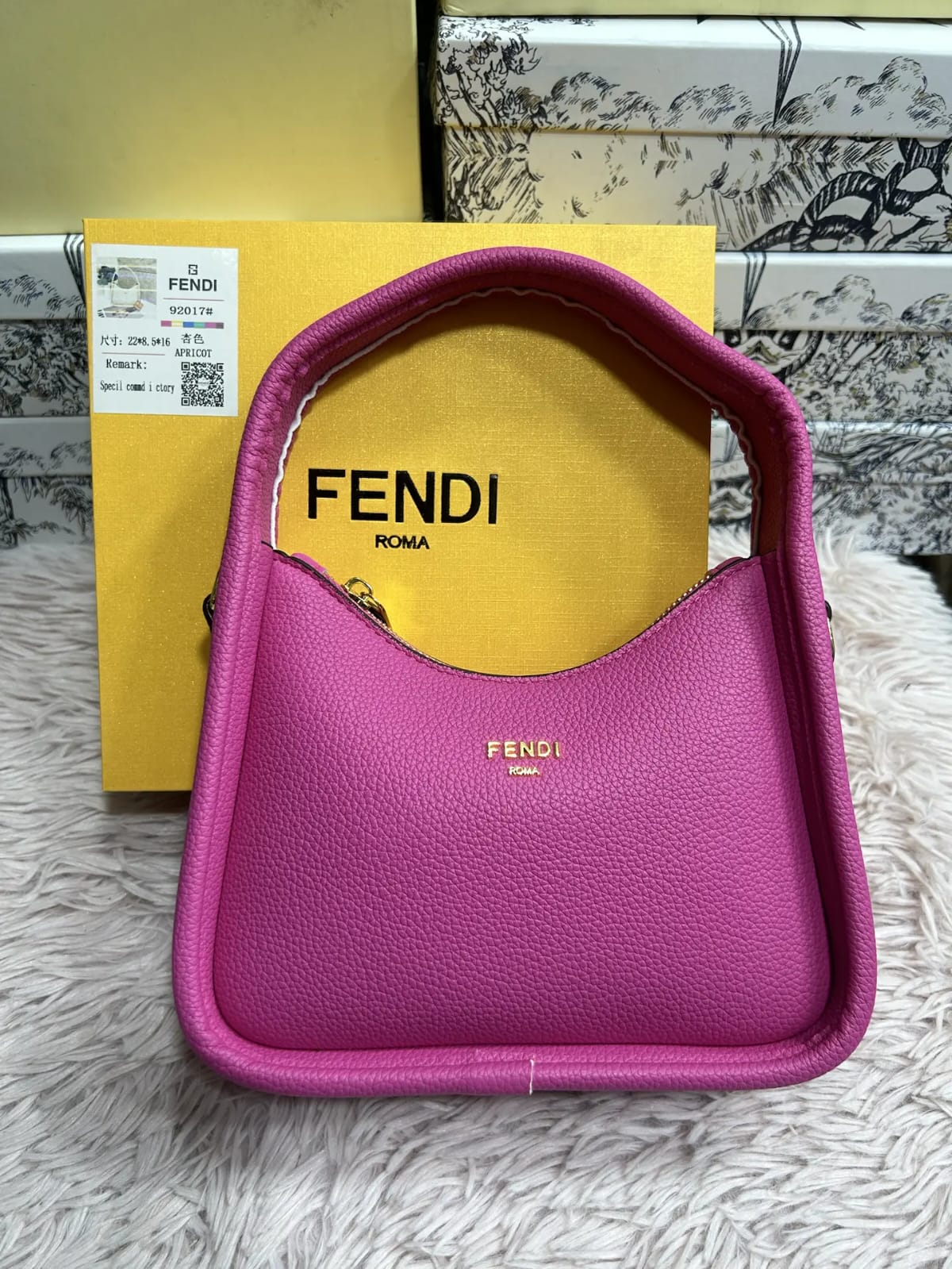 Fendi Roma Mini Hobo Bag