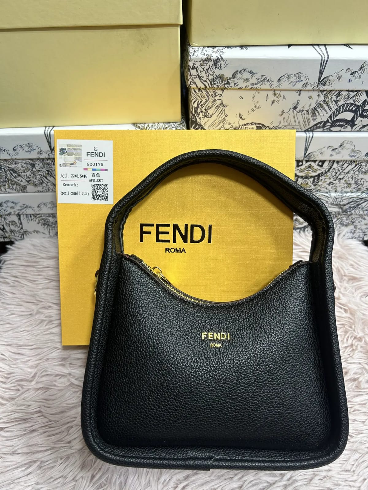 Fendi Roma Mini Hobo Bag