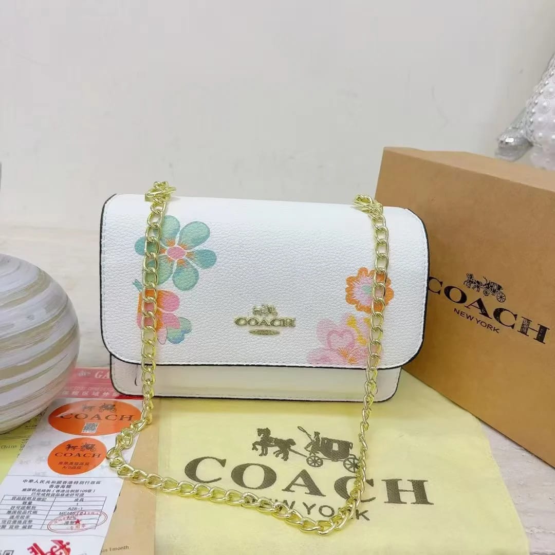 Floral Chain Shoulder Bag ⭐