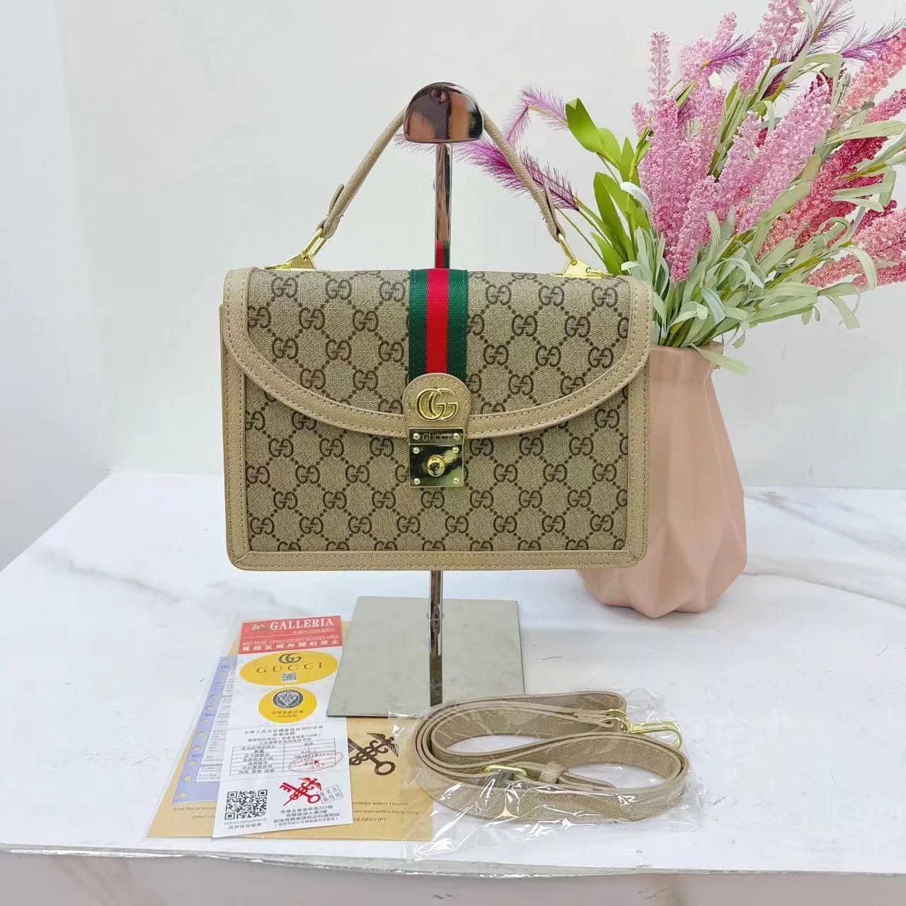GG Padlock Top Handle Bag