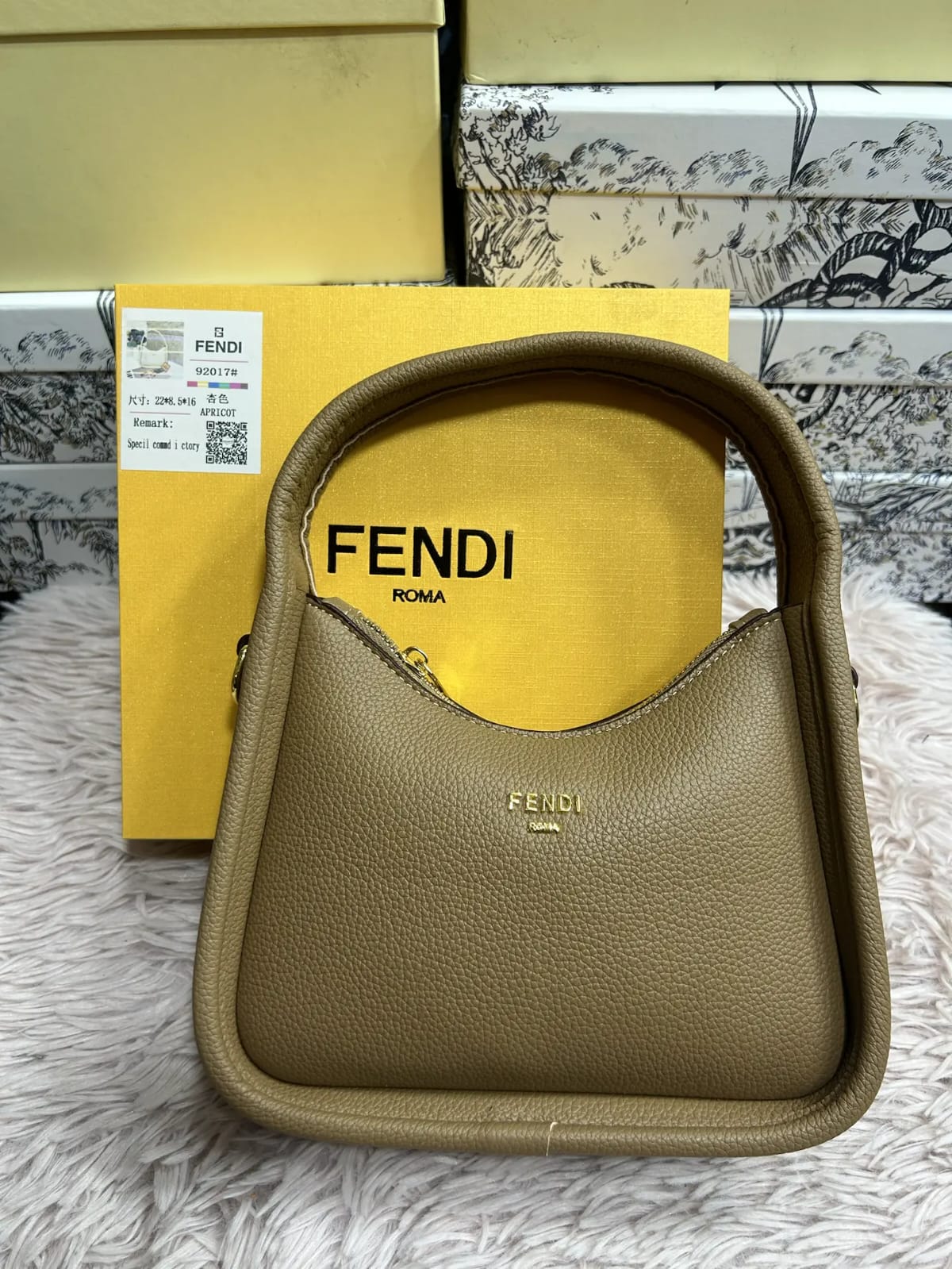 Fendi Roma Mini Hobo Bag