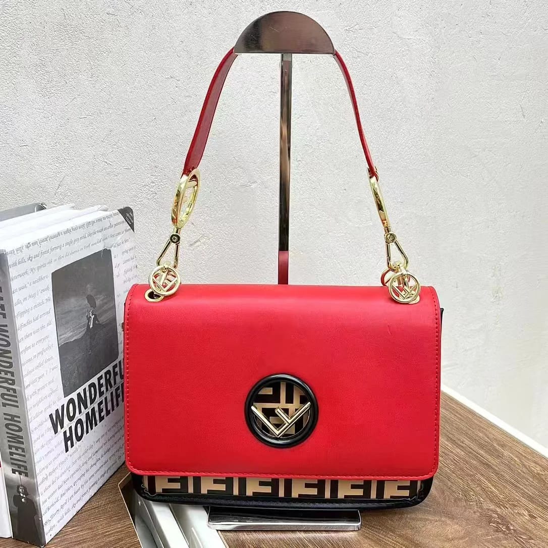 Fendi FF Pattern Shoulder Bag