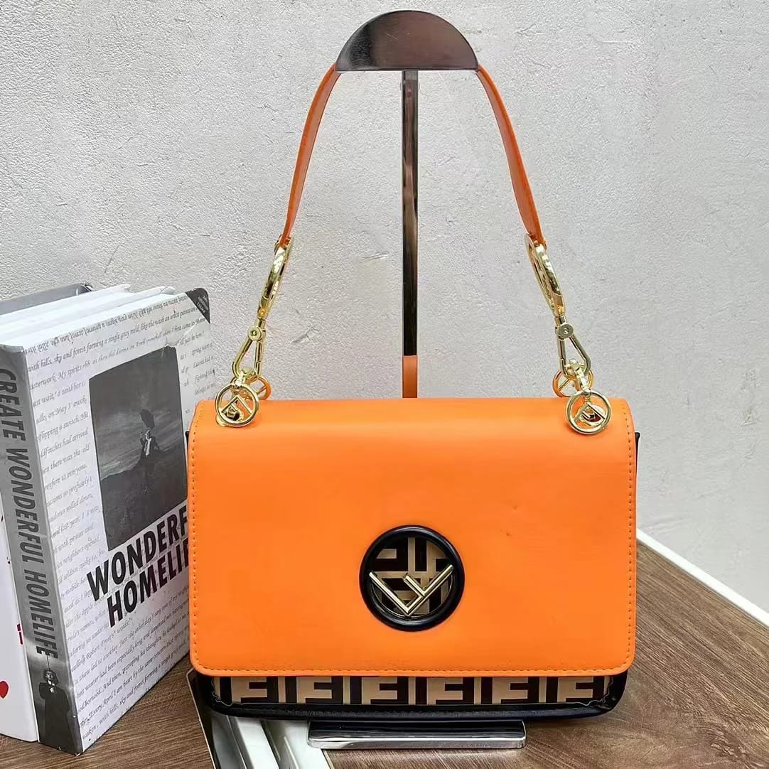 Fendi FF Pattern Shoulder Bag